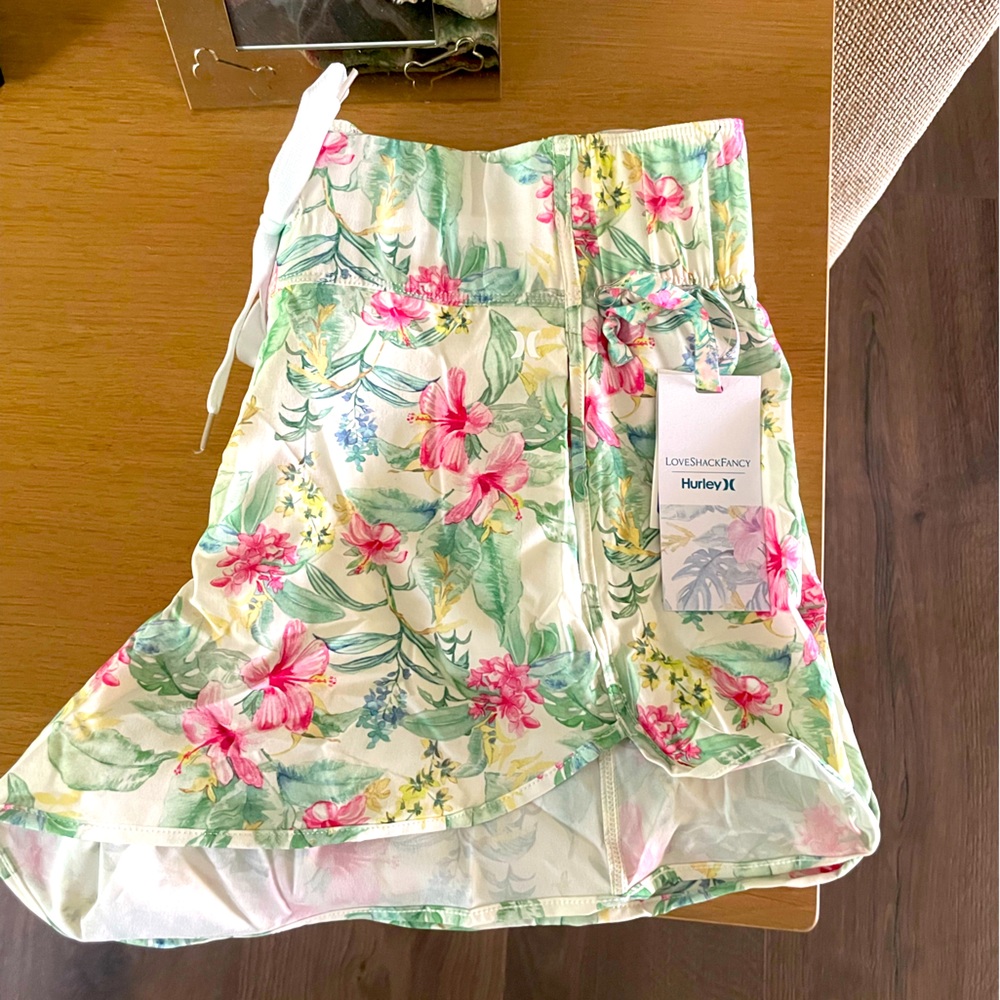 COPY - COPY - Love shack fancy tropical board shorts.